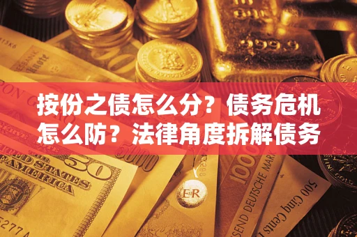 济南按份之债怎么分？债务危机怎么防？法律角度拆解债务分配与风险自保指南