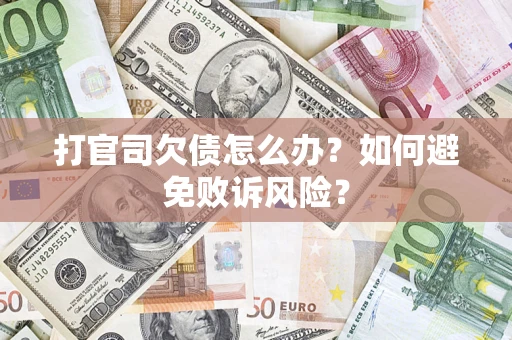 济南打官司欠债怎么办？如何避免败诉风险？